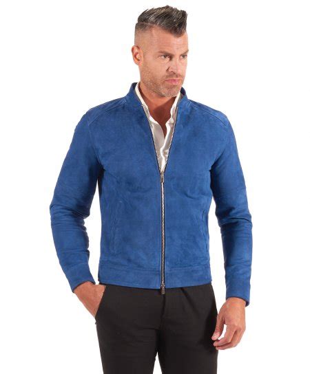 Suede jacket Bluette .